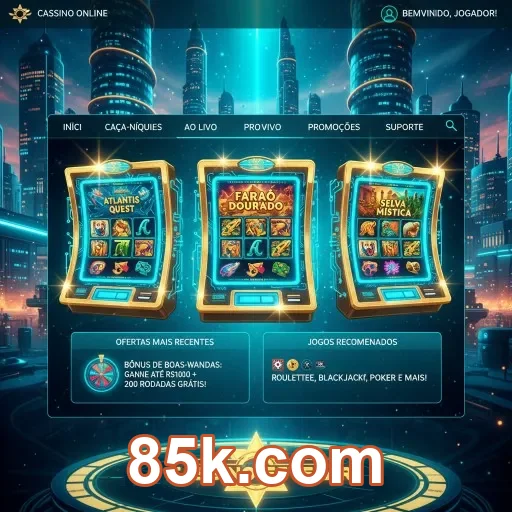 Acesso móvel rápido e simples no 85k.com