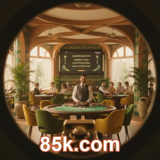 Tela de login 85k.com no celular com navegação leve